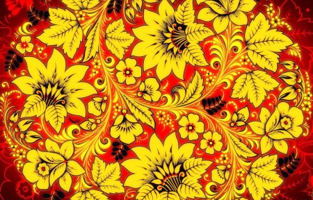 Народная Хохломская роспись