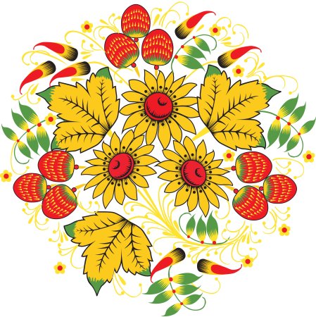 Хохлома узор