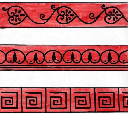 Ленточный орнамент древней Греции