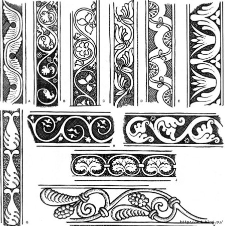 Древний Рим орнамент растительный