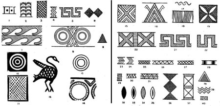 Орнамент первобытных народов древнего Египта