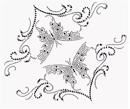 Точечная роспись схемы