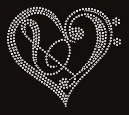 Узоры стразами