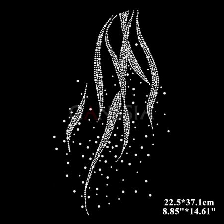 Красивый узор из бусин