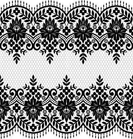 Кружево на прозрачном фоне