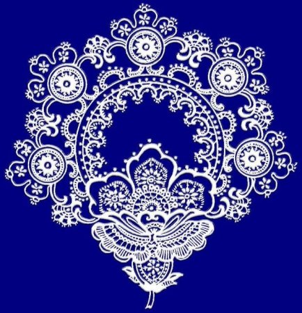 Трафареты для росписи контурами