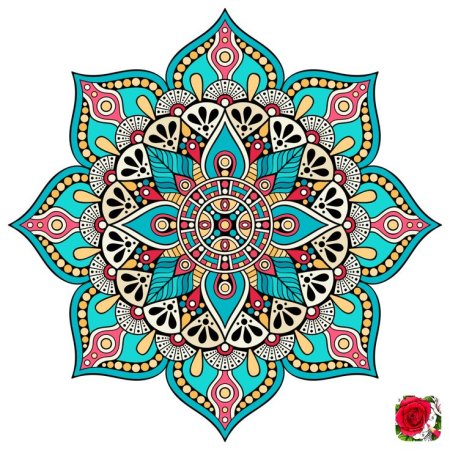 Марокканский орнамент Мандала
