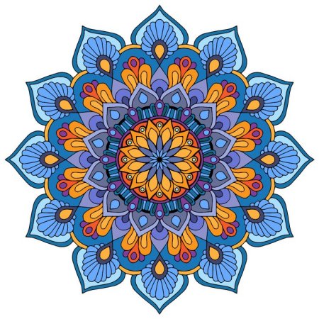 Орнамент Индия Мандала