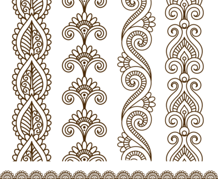 Индийские узоры и орнаменты