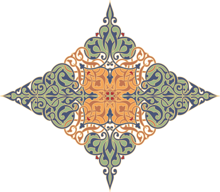 Треугольные восточные узоры