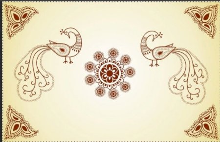 Восточные мотивы рисунок