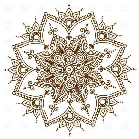 Орнамент Индия Мандала