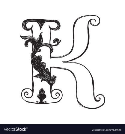 Буквы в технике дудлинг