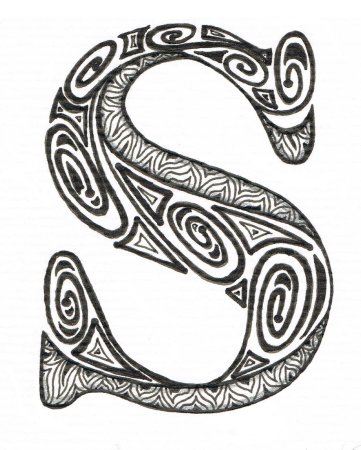 Раскраска буквы