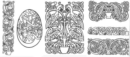 Византийская вязь орнамент
