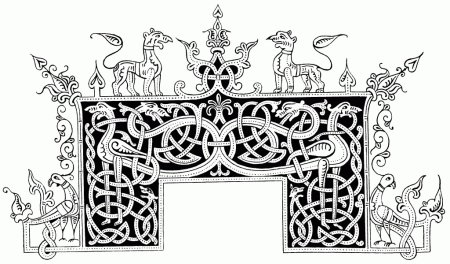 Древнерусский орнамент зооморфный