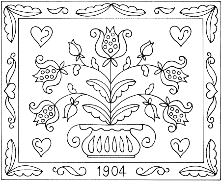 Ковер раскраска