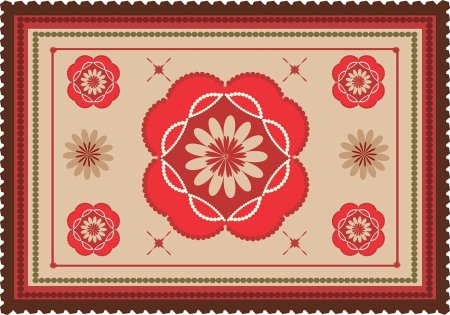 Ковер с орнаментом