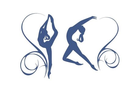 Художественная гимнастика силуэт