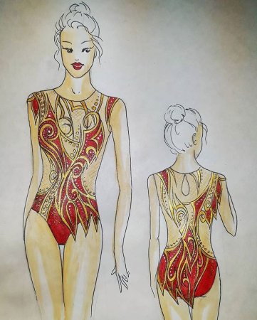 Dasha Sashina купальник для художественной