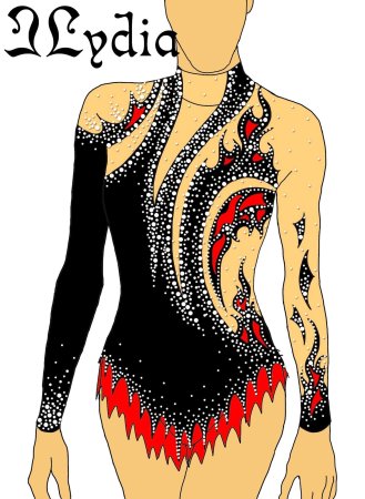 Круэлла костюм для художественной гимнастики