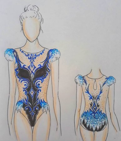 Ольга Ларионова купальники для художественной гимнастики