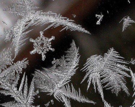 Снежинки на окна