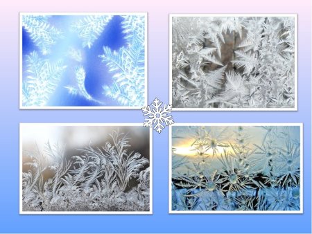 Узоры на окне зимой