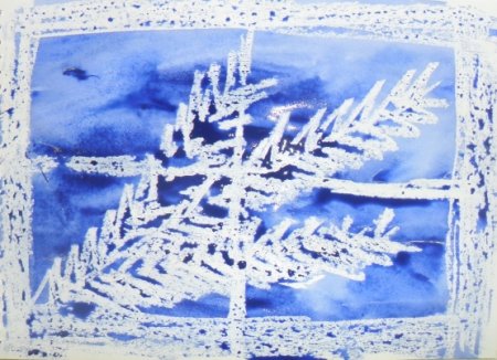 Нестандартные техники рисования в детском саду зима