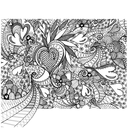 Зентангл сложные