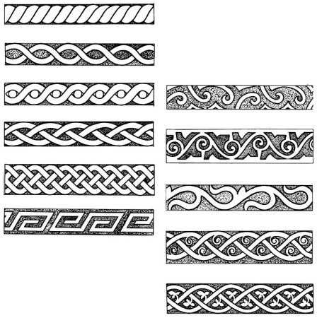 Линейно ленточный орнамент