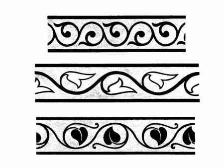 Ленточный орнамент Кубачи