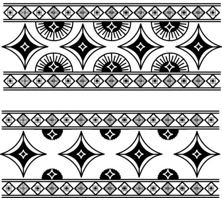 Ленточный орнамент мотив и раппорт