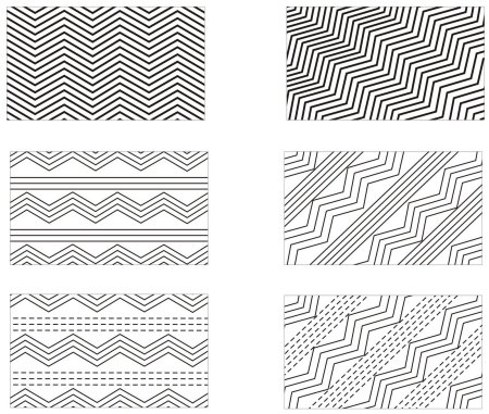 Геометрический орнамент из линий