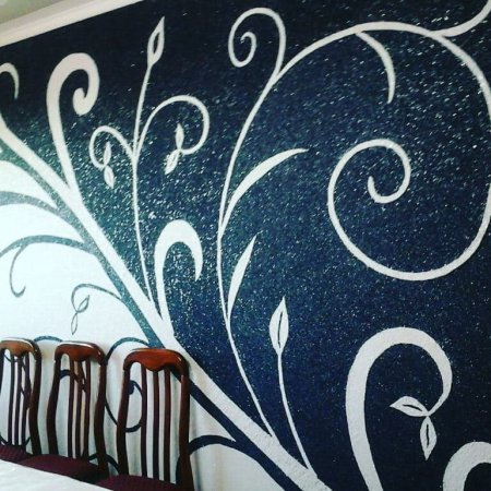 Узоры из жидких обоев