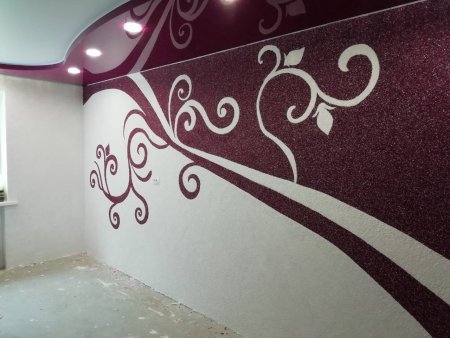 Рисунки из жидких обоев