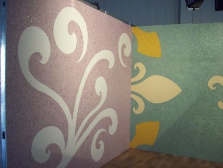 Трафареты для жидких обоев