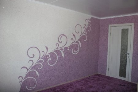 Идеи рисунков жидкими обоями