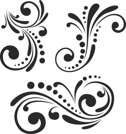 Узор завитки