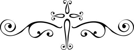 Завитки для текста