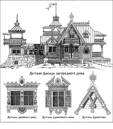 Русское деревянное зодчество 19 века