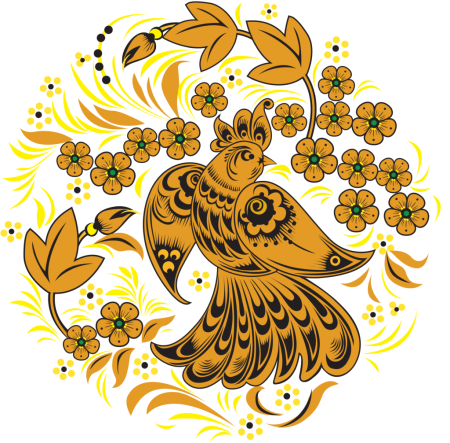 Жар птица Хохлома