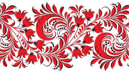 Русские народные узоры и орнаменты Хохлома