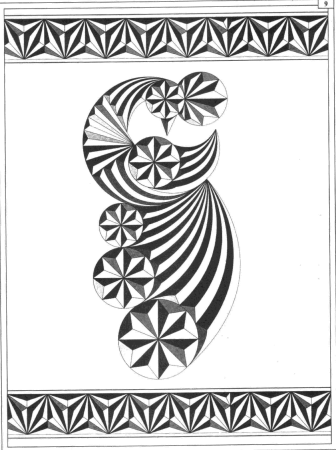 Геометрическая резьба узоры