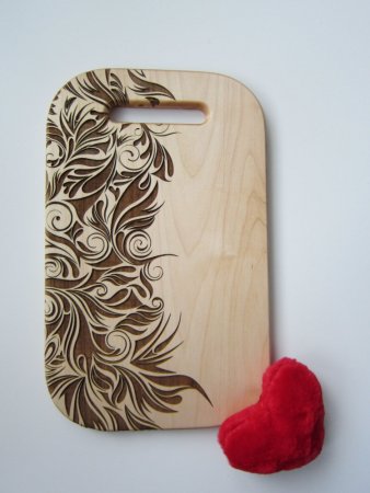 Хохломская роспись на доске