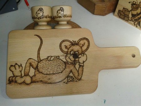 Доска разделочная с Выжиганием