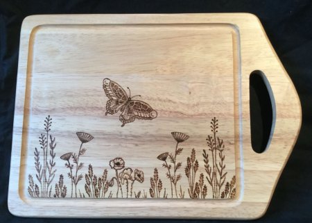 Выжигание на доске