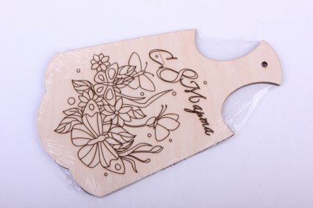 Узоры на деревянной доске