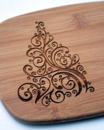 Выжигание на деревянных поверхностях