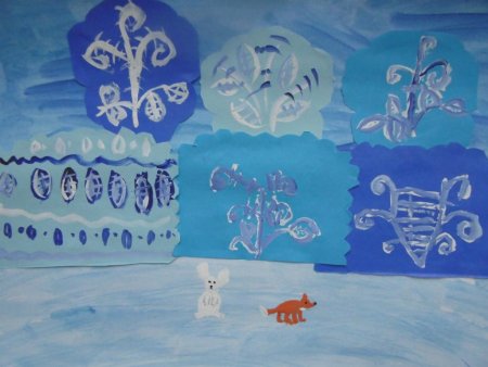 Конкурс зимние узоры